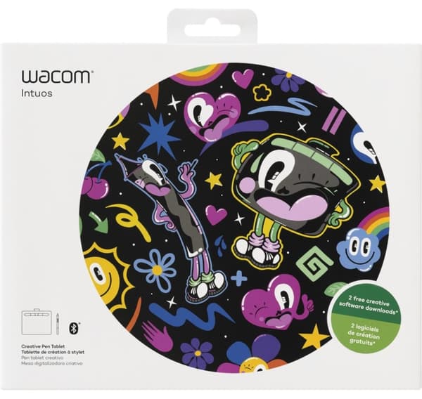 Wacom-näytönohjain Intuos S Bluetooth, pistaasinvihreä