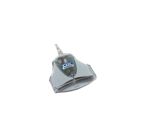 Omnikey ID-kortinlukija USB 3021 Harmaa, Läpinäkyvä