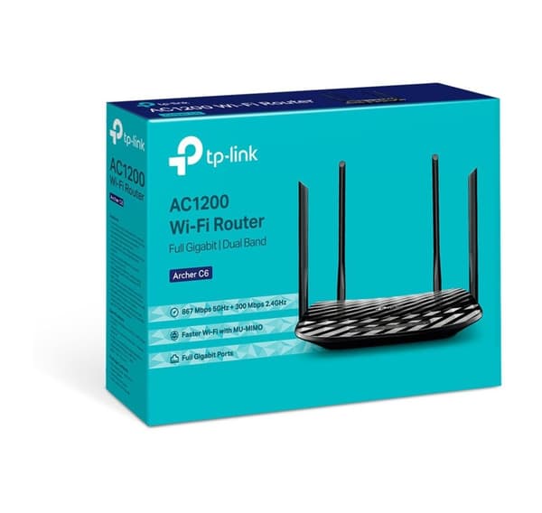 TP-Link WiFi-ruter Archer C6 AC1200