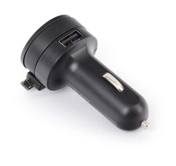 Platinet billader 1xUSB 2,4A + microUSB-kabel (44650)