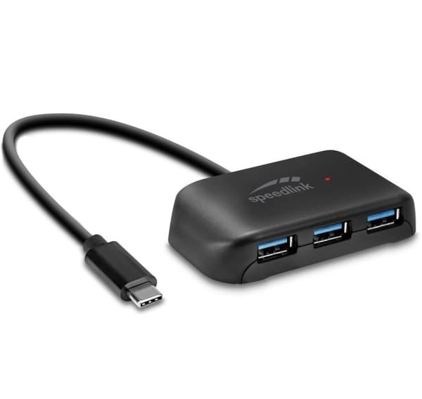 Speedlink USB-hubb Snappy Evo USB-C 4-portar (SL-140202)