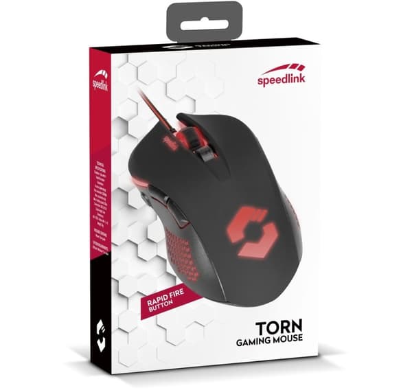 Speedlink-mus Torn, svart (SL-680008-BKBK)