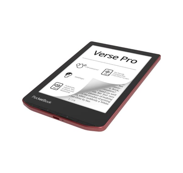 PocketBook e-läsare Verse Pro 6" 16GB, passionsröd