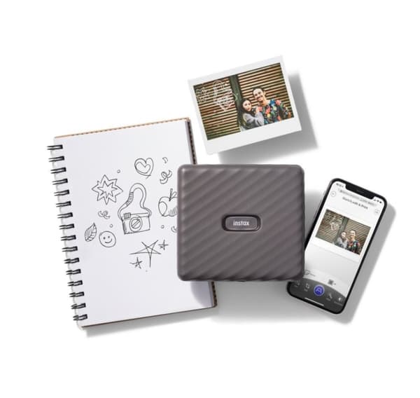 Fujifilm Instax Link Wide, mokkanharmaa