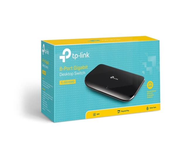 TP-Link-svitsj 8-ports TL-SG1008D