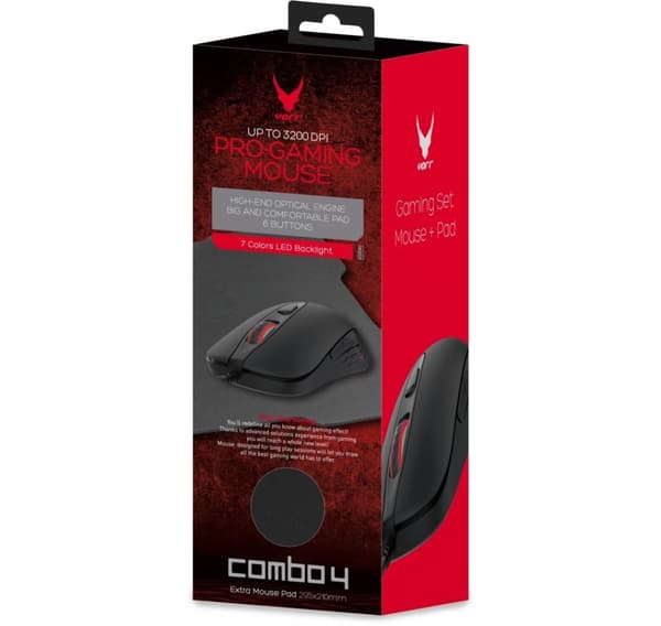 Omega mus Varr Gaming + musematte (45194)