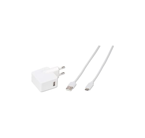 Vivanco laturi USB-C 3A 1,2m, valkoinen (60020)