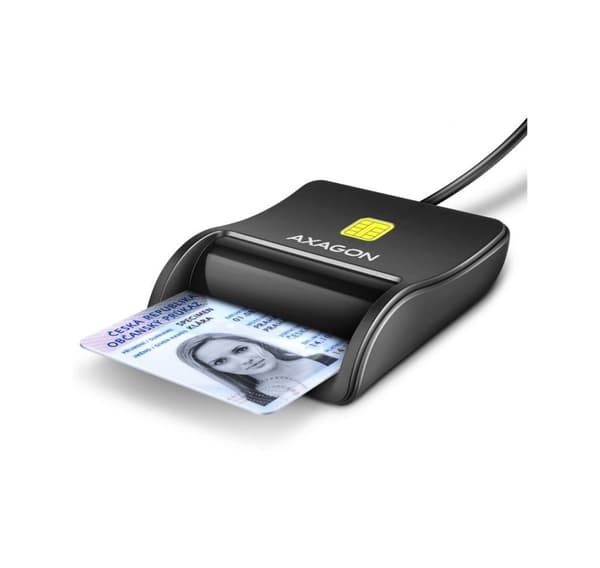 Axagon smartkortläsare CRE-SM3N Svart