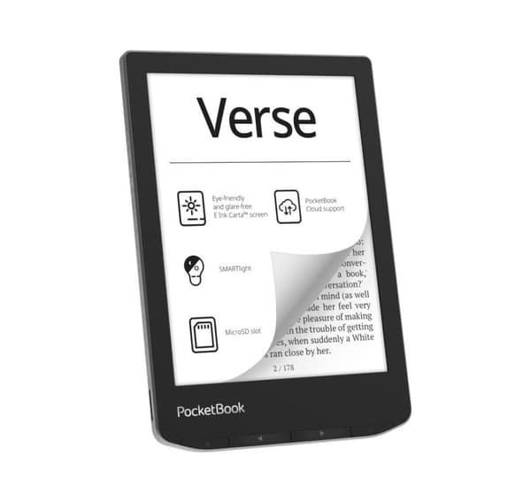PocketBook e-leser Verse 6" 8GB, tåkegrå