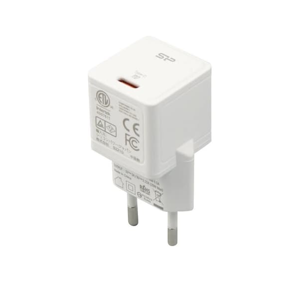 Silicon Power lader USB-C PD QM12 20W, hvit