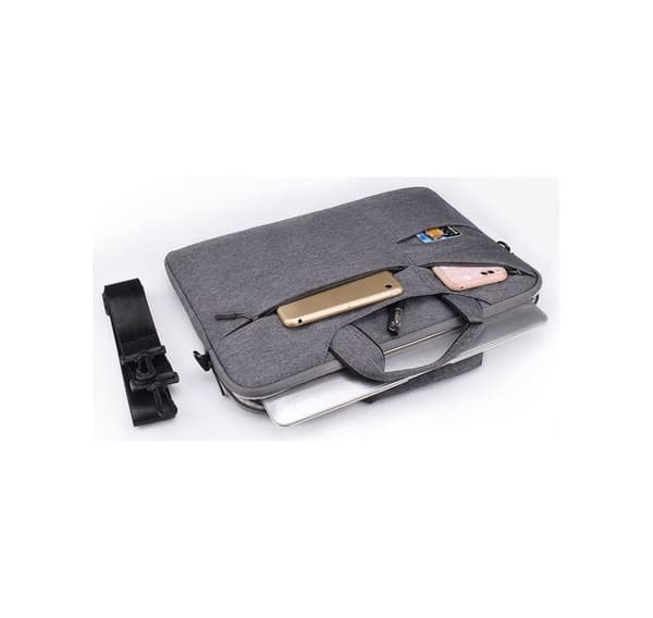 Tech-Protect kannettavan tietokoneen laukku Pocketbag 14", harmaa
