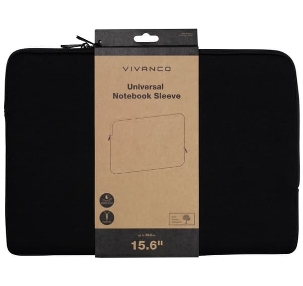 Vivanco kannettavan tietokoneen laukku Ben 15,6", musta