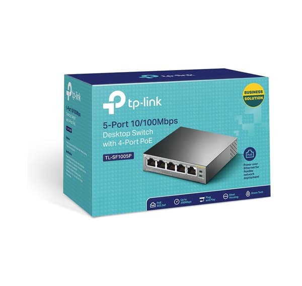 TP-Link-svitsj 5-ports TL-SF1005P PoE