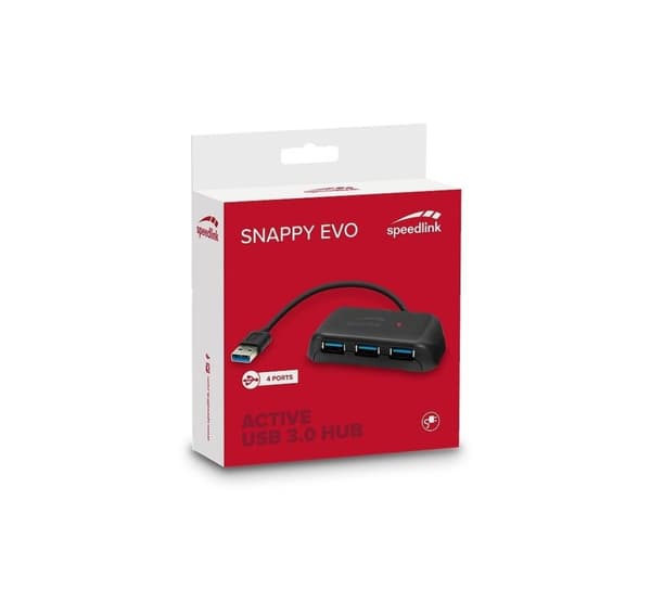 Speedlink USB-hubb Snappy Evo 4-portar (SL140106)