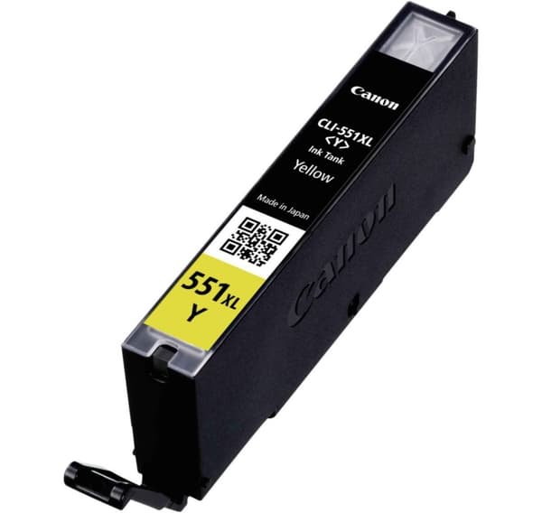 Canon blæk CLI-551Y XL, gul