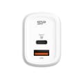 Miniatyrbillede 1 af 3: Silicon Power oplader USB-C/USB QM25 30W, hvid