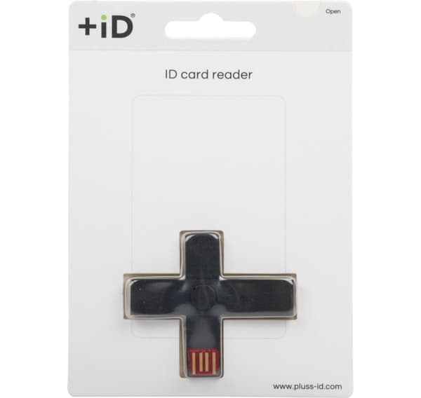 +ID älykortinlukija USB Blister, musta