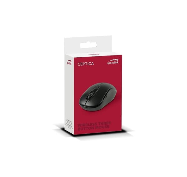 Speedlink trådlös mus Ceptica Wireless, svart (SL-630013-BKBK)