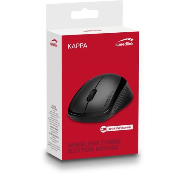 Speedlink-mus Kappa Wireless, svart (SL-630011-BK)