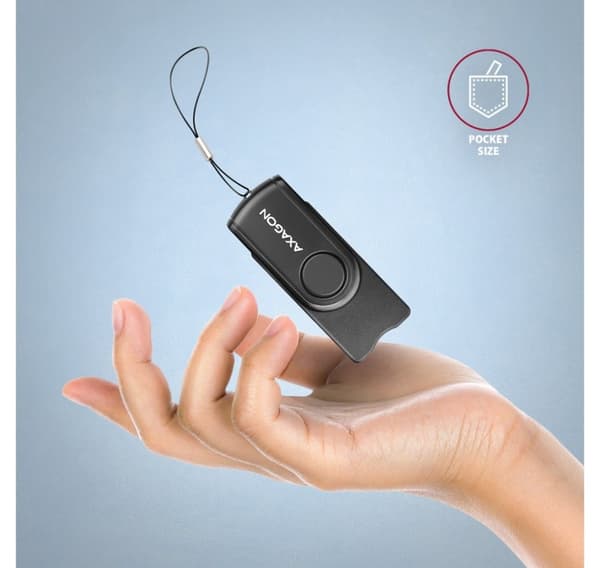 Axagon smartkortleser + USB-C adapter CRE-SMP2A