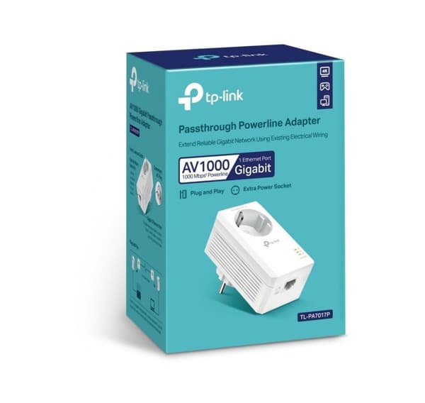 TP-Link WiFi rekkeviddeforlenger Powerline AV1000 Gigabit