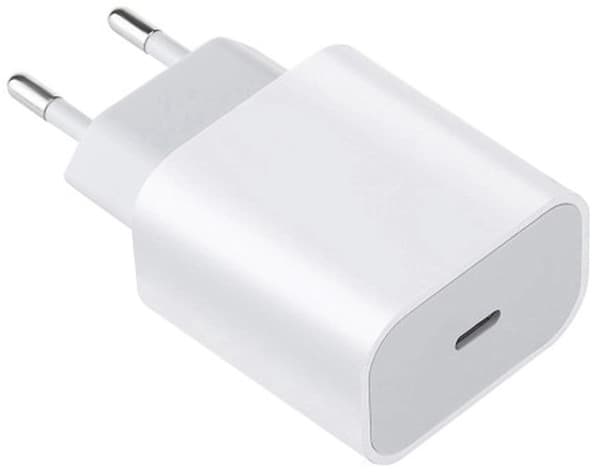 Set med 2 produkter. Xiaomi Mi laddare USB-C 20W, vit