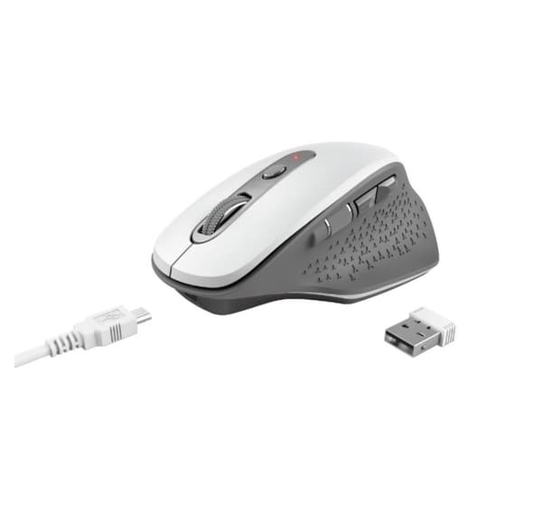 Mus usb optisk wrl/ozaa hvit 24035, Trust Hvit