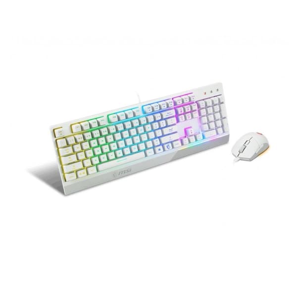 Tastatur + mus/Vigor gk30 combo hvit US, MSI