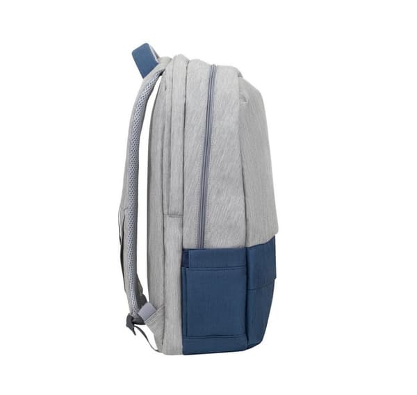 Ryggsäck stöldskydd 17,3"/7567 grå/mörkblå, Rivacase