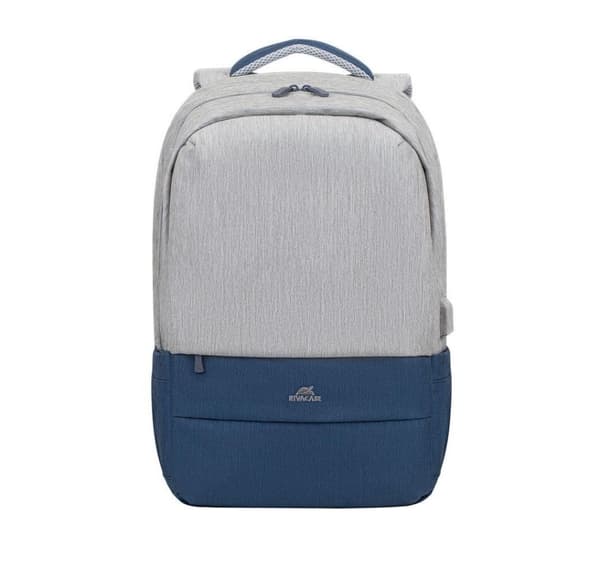 Ryggsäck stöldskydd 17,3"/7567 grå/mörkblå, Rivacase