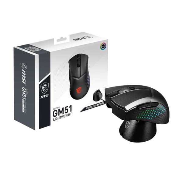 Mus usb optisk wrl gaming/koppling gm51lightweight wrl, MSI