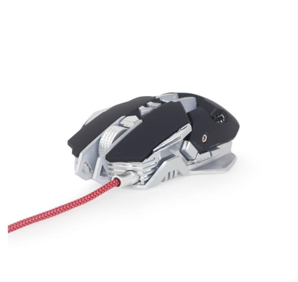 Mus usb optisk spelprog/musg-05, Gembird Svart, Silver
