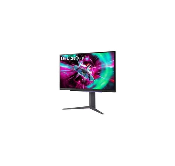 Lcd-skærm LG 27gr93u-b (27", gaming/4k, panel ips, 3840x2160, 16:9, 144hz, mat, 1 ms, pivot, højdejusterbar, tilt)