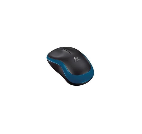 Mus usb optisk wrl m185/blå 910-002239, Logitech Sort, Blå