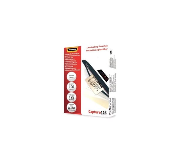 Lamineringspose blankt kort/125 100 stk 5306302, Fellowes