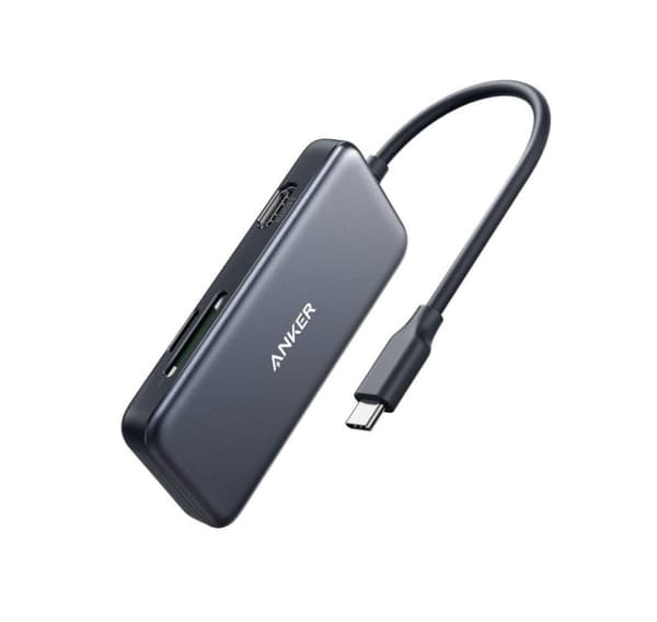I/o-keskitin usb 5-in-1/a8334ha1, Anker