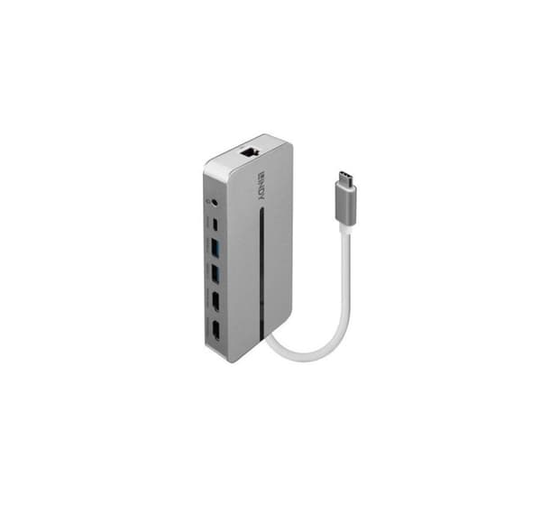 Laptop/Macbook mini dockningsstation med dubbel skärm 4K 43360, LINDY