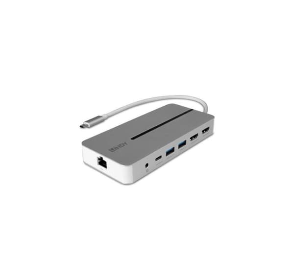 Laptop/Macbook mini dockingstation med dobbelt skærm 4K 43360, LINDY