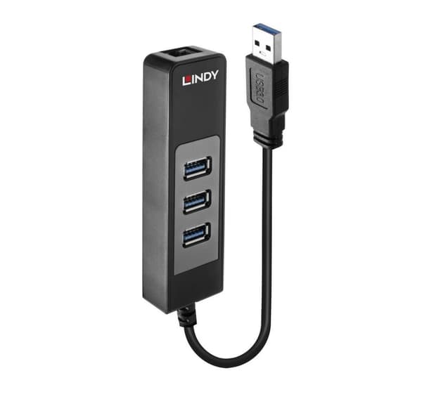 USB 3.0 Hub & Gigabit Ethernet-konverter