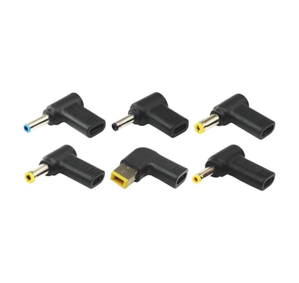 Universell likestrømadapter for bærbar PC, XILENCE Sort