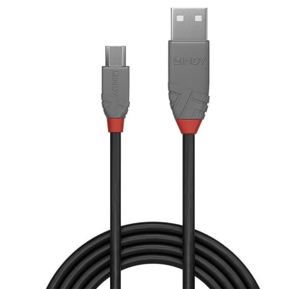 Kabel USB2 A TIL MICRO-B 5M/ANTHRA 36735, LINDY