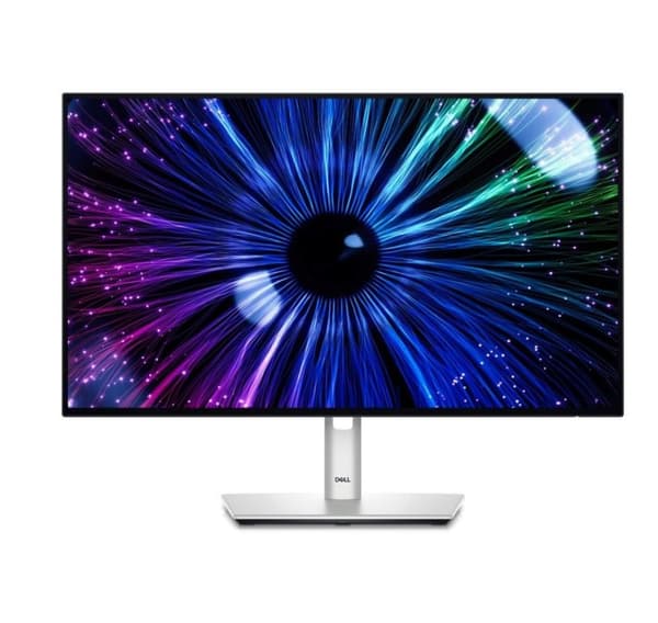 LCD-skærm DELL U2424HE (23,8", Panel IPS, 1920x1080, 16:9, 120Hz, mat, 8 ms, Drejelig, Pivot, Højdejusterbar, Tilt)