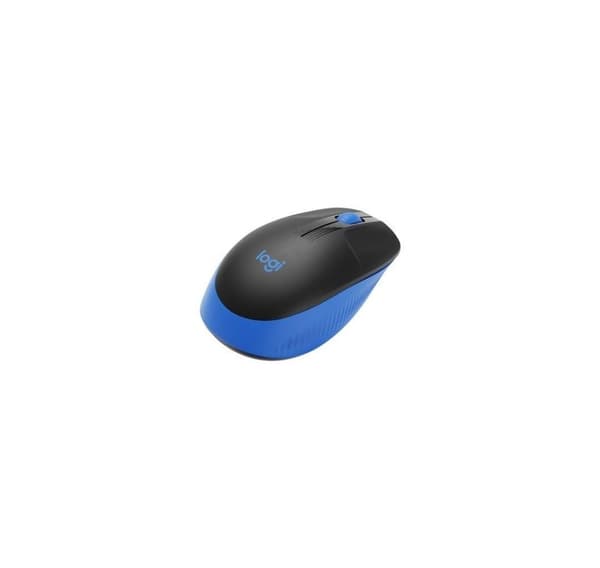Mus USB optisk WRL M190/BLUE 910-005907, LOGITECH Svart, Blå