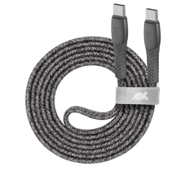 Kabel USB-C til USB-C 1.2M, grå, RIVACASE