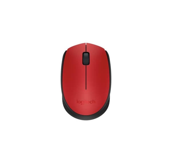 Mus USB optisk WRL M171, rød, LOGITECH Rød