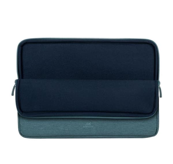 7703 aquamarine ECO laptop-omslag 13,3-14", RIVACASE