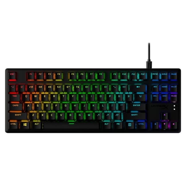 Tastatur legering oprindelse kerne/pbt hx aqua 639n9aa aba, Hyperx Sort