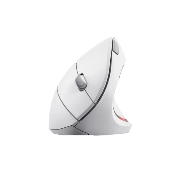 Mus usb optisk wrl verto/ergonomisk hvit 25132, Trust Hvit