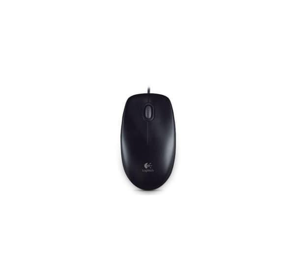 Mus usb optisk b100/svart oem 910-003357, Logitech Sort