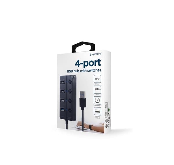 I/o hub usb3 4port/uhb-u3p1u2p3p-01, Gembird